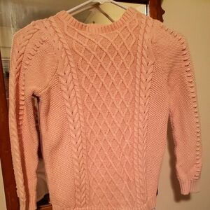 Sweater dress top with lacing on bottom